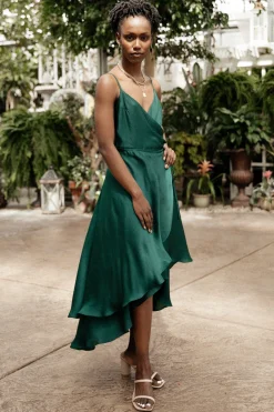 Online Baltic Born Steffi Tulip Wrap Dress | Emerald