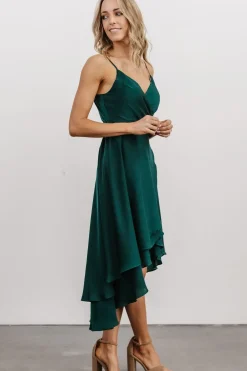 Online Baltic Born Steffi Tulip Wrap Dress | Emerald