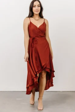 Online Baltic Born Steffi Tulip Wrap Dress | Rust