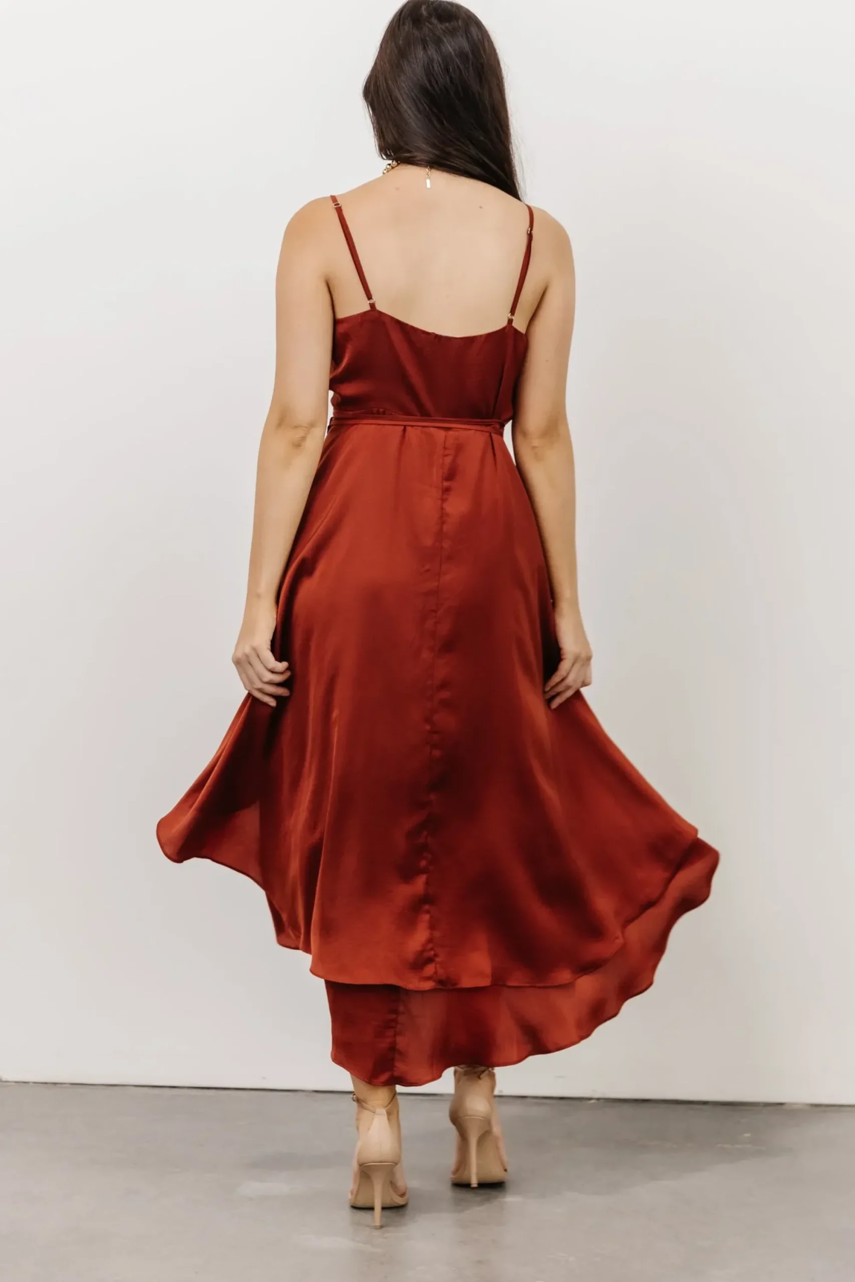 Online Baltic Born Steffi Tulip Wrap Dress | Rust