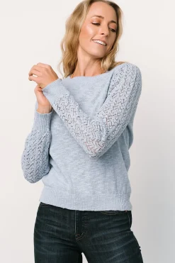 New Baltic Born Stephen Sweater Top | Blue
