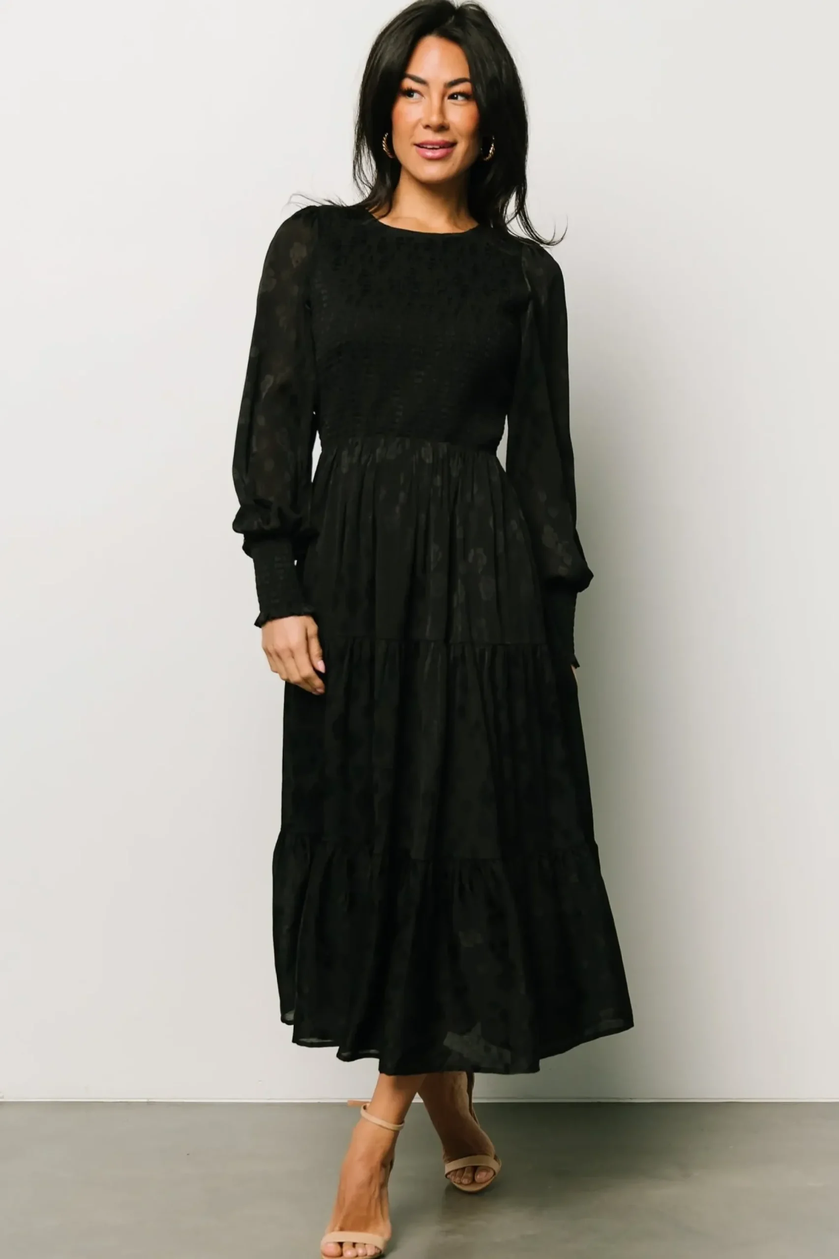 Fashion Baltic Born Stockholm Smocked Dress | Black