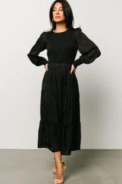 Fashion Baltic Born Stockholm Smocked Dress | Black