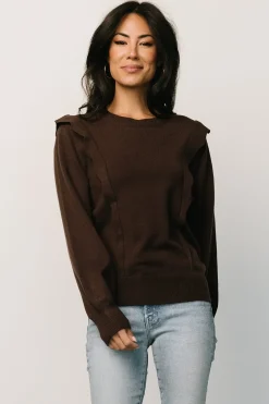 Clearance Baltic Born Stowe Sweater | Chocolate