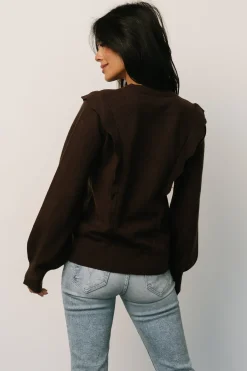 Clearance Baltic Born Stowe Sweater | Chocolate