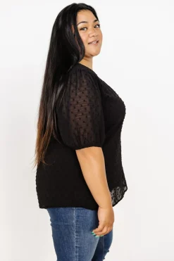 Online Baltic Born Tawnie Swiss Dot Top | Black