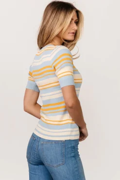 Best Baltic Born Teagan Striped Top | Blue + Orange