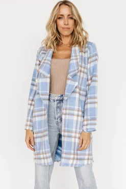 Sale Baltic Born Tetonia Plaid Shacket | Blue Multi