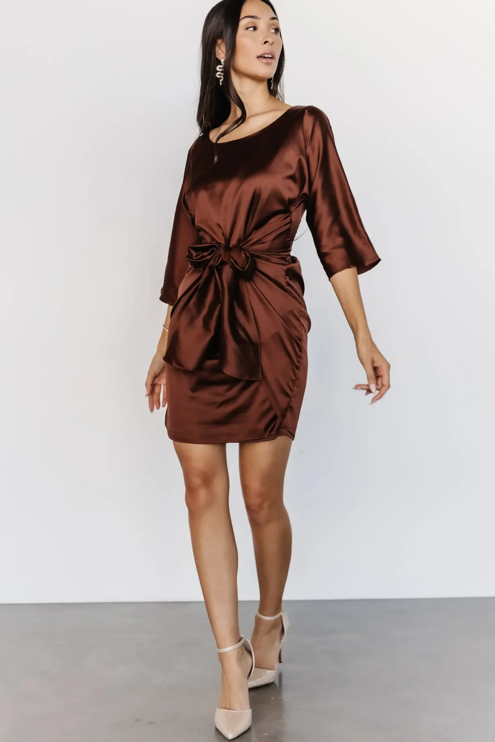 Hot Baltic Born Theo Mini Dress | Brown