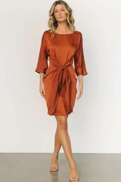 New Baltic Born Theo Mini Dress | Copper