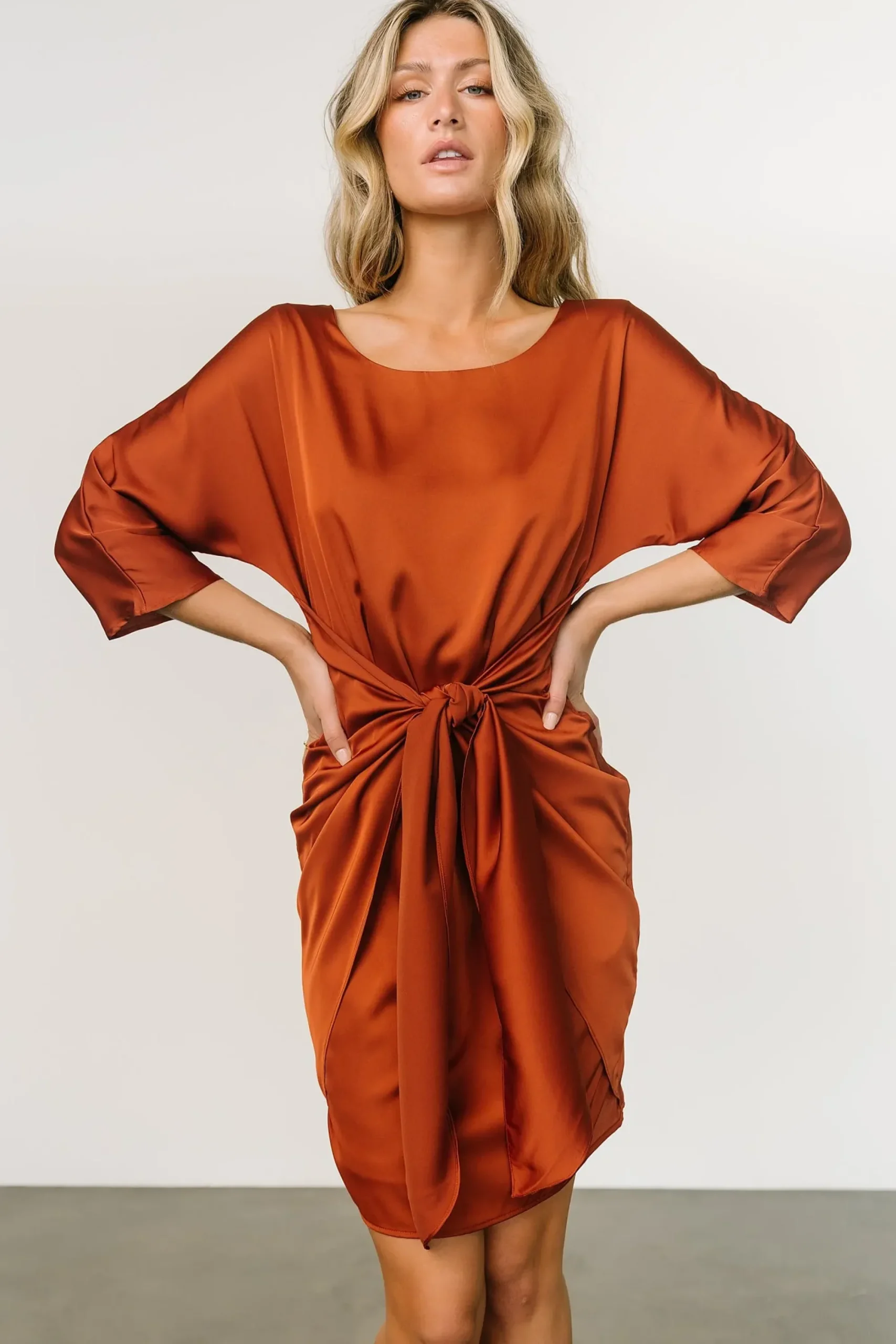 New Baltic Born Theo Mini Dress | Copper