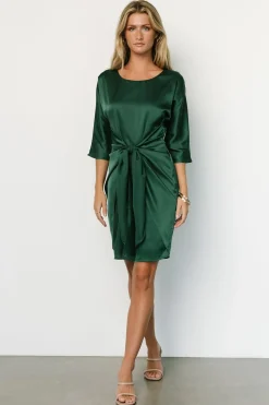 Fashion Baltic Born Theo Mini Dress | Hunter Green