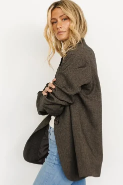Discount Baltic Born Thorpe Oversized Blazer | Charcoal