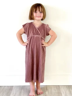 Outlet Baltic Born Toddler Athena Pleated Midi Dress | Mulberry