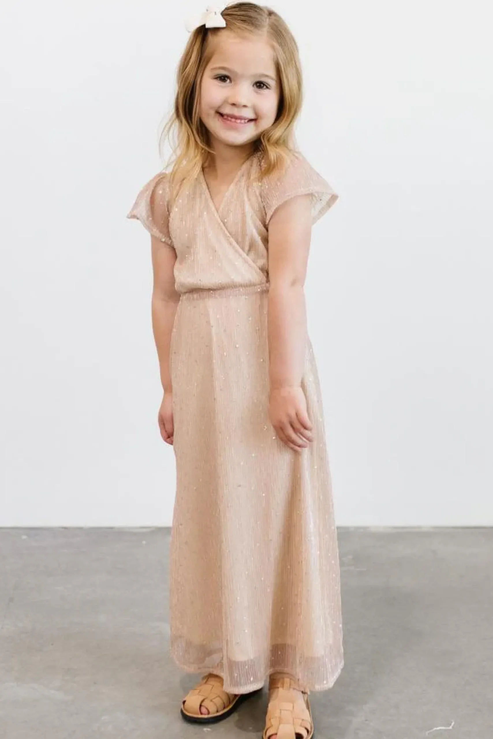 Best Baltic Born Toddler Grace Sparkle Gown | Champagne