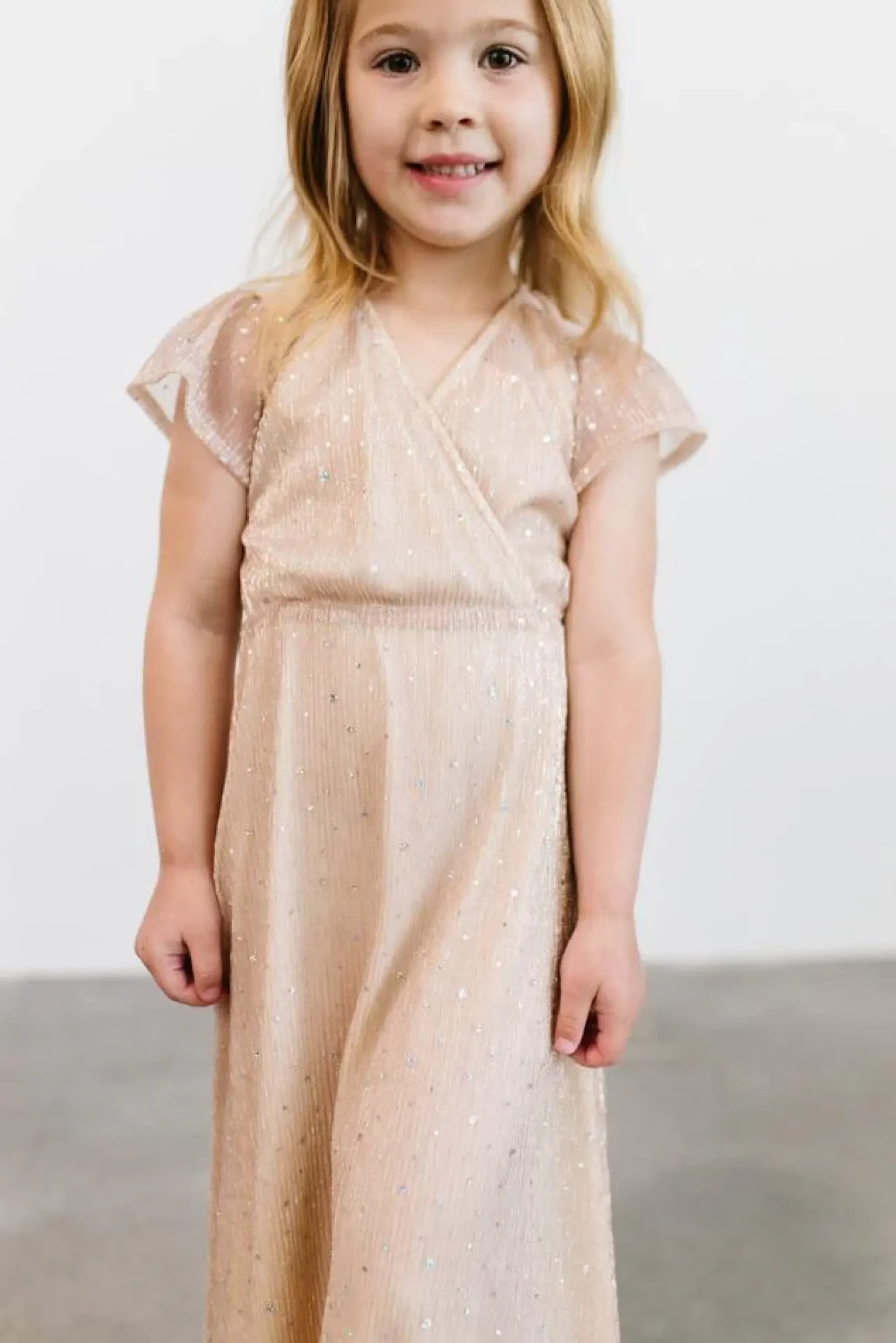 Best Baltic Born Toddler Grace Sparkle Gown | Champagne