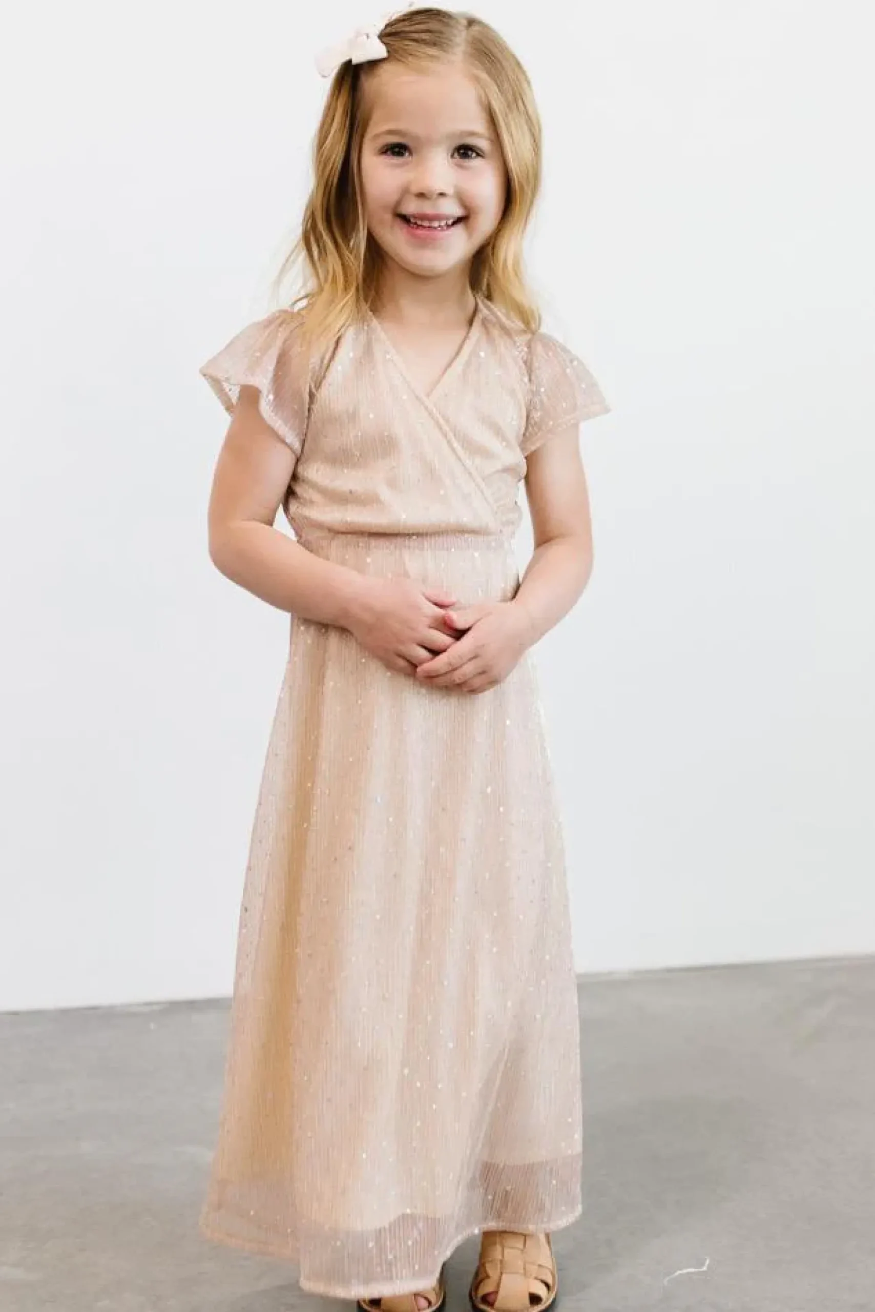Best Baltic Born Toddler Grace Sparkle Gown | Champagne