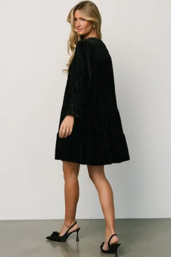 Best Baltic Born Tolman Velvet Short Dress | Black