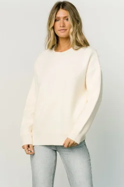 Clearance Baltic Born Tyson Knit Sweater | Cream