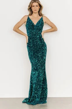 Fashion Baltic Born Valdez Sequin Gown | Topaz
