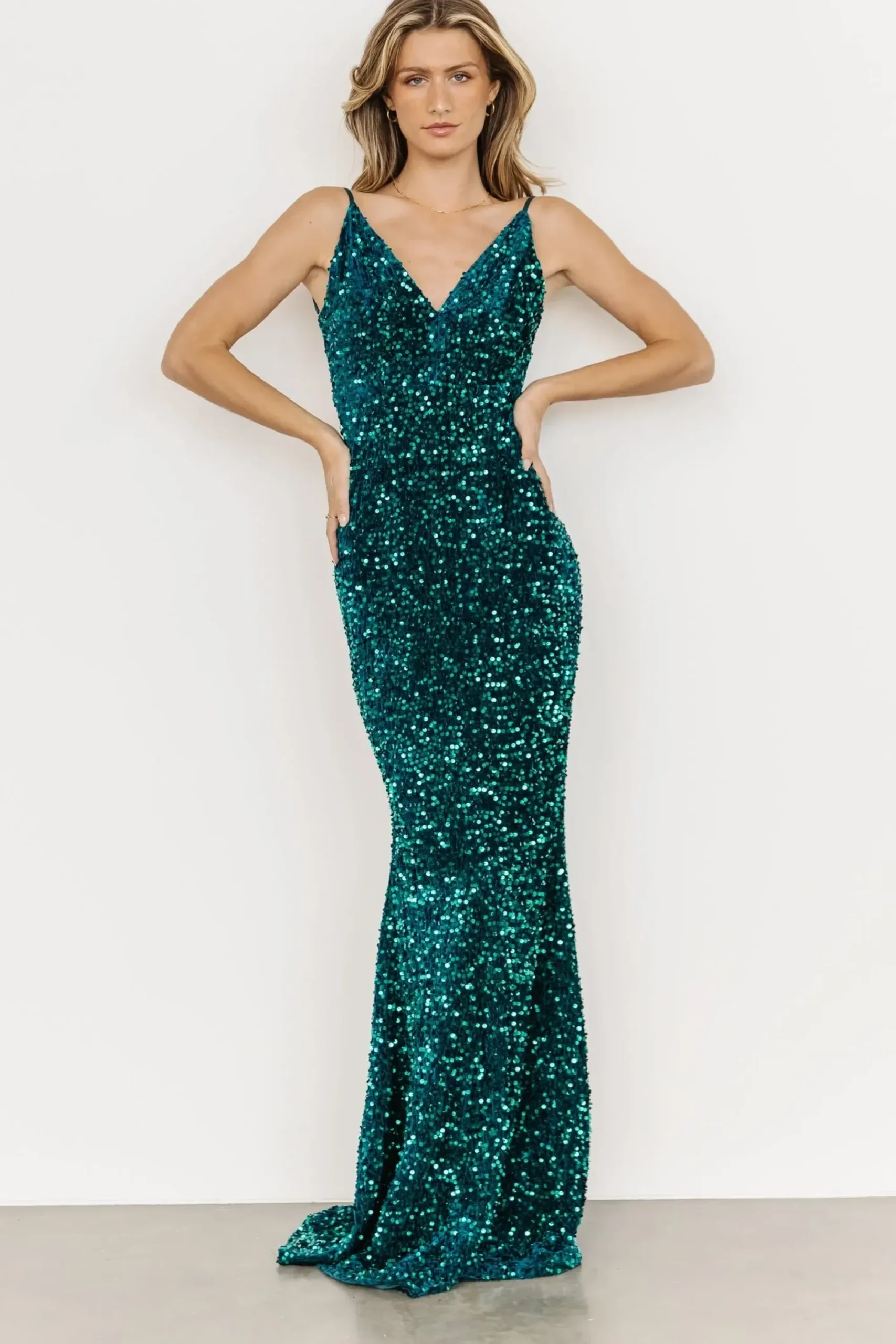 Fashion Baltic Born Valdez Sequin Gown | Topaz