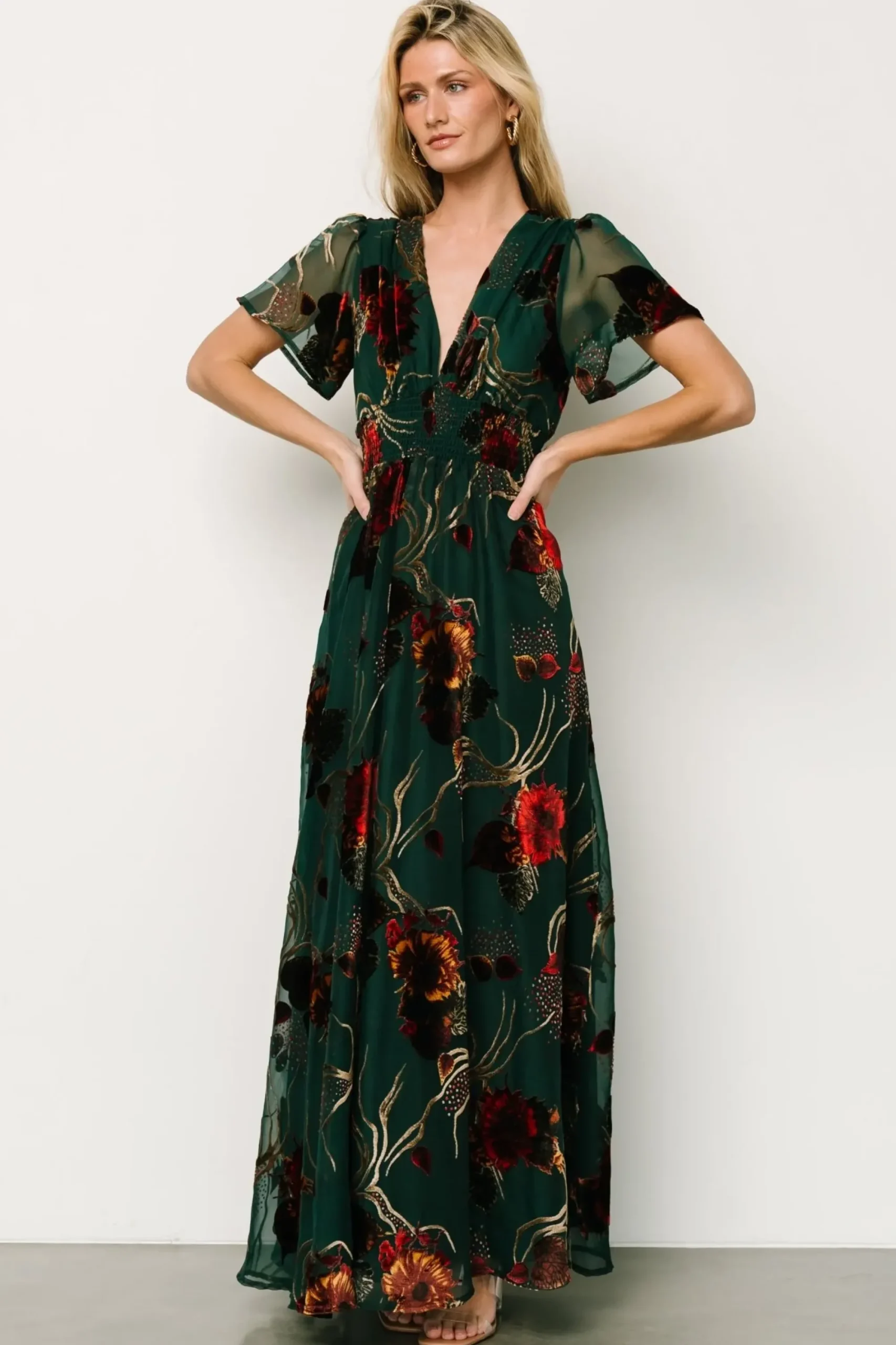 Clearance Baltic Born Valen Maxi Dress | Jade Multi