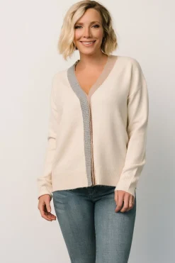 Best Baltic Born Verna Button Cardigan | Cream