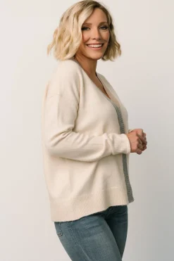 Best Baltic Born Verna Button Cardigan | Cream