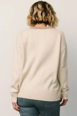 Best Baltic Born Verna Button Cardigan | Cream