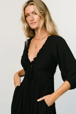 Hot Baltic Born Vicki Midi Dress | Black