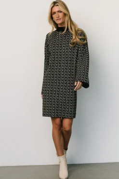 Online Baltic Born Webster Sweater Dress | Black Print
