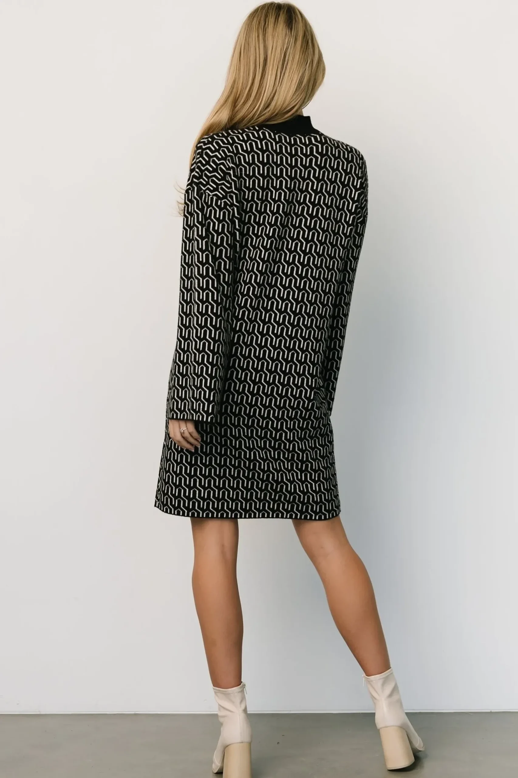 Online Baltic Born Webster Sweater Dress | Black Print