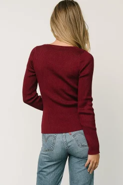 Outlet Baltic Born Wendi Ribbed Top | Mulberry