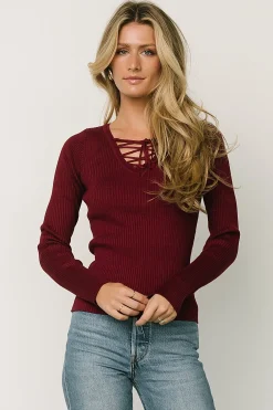 Outlet Baltic Born Wendi Ribbed Top | Mulberry