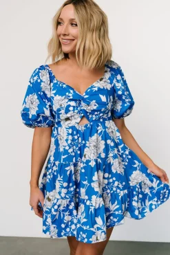 Online Baltic Born Westbrook Mini Dress | Blue Floral