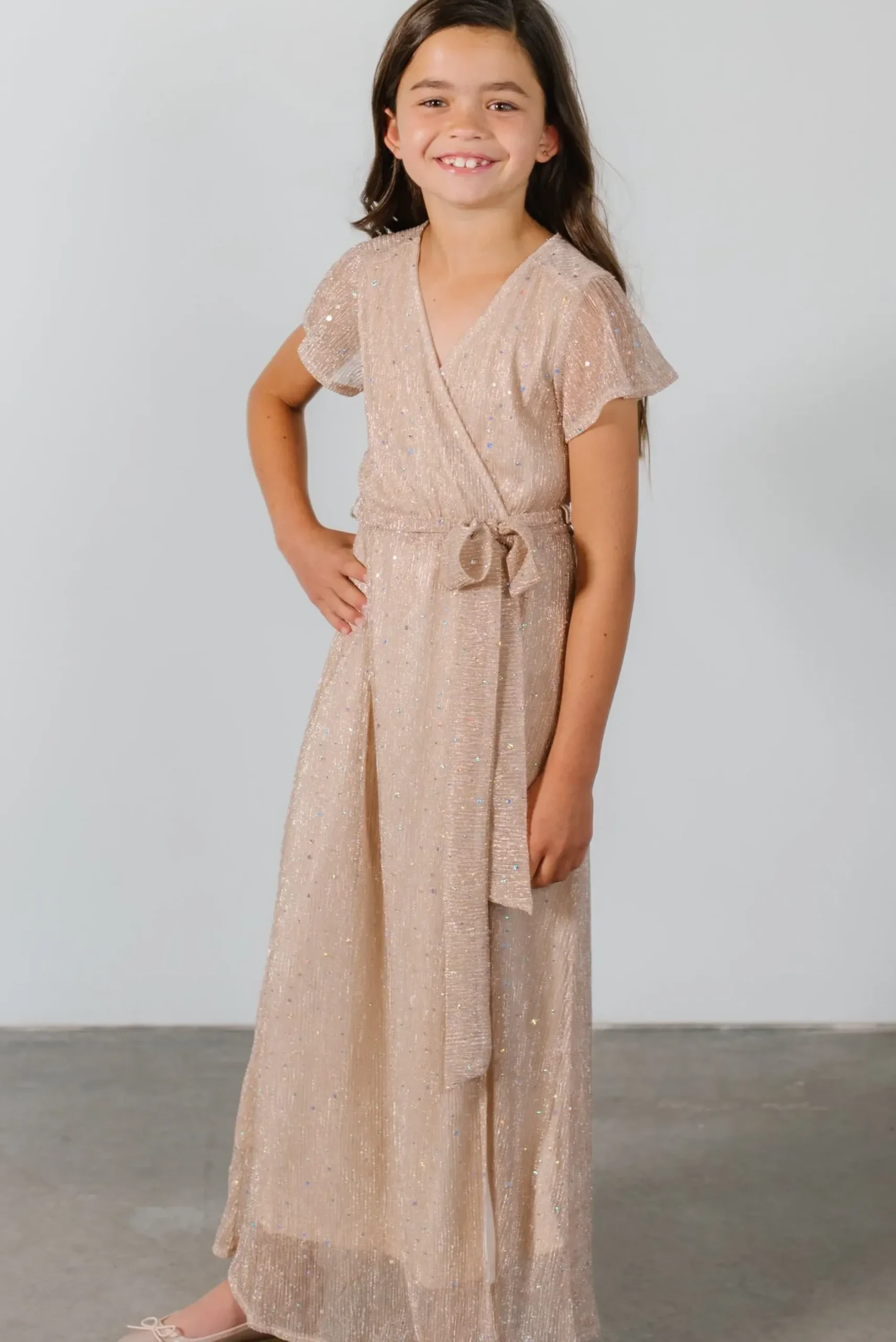 Sale Baltic Born Youth Grace Sparkle Gown | Champagne