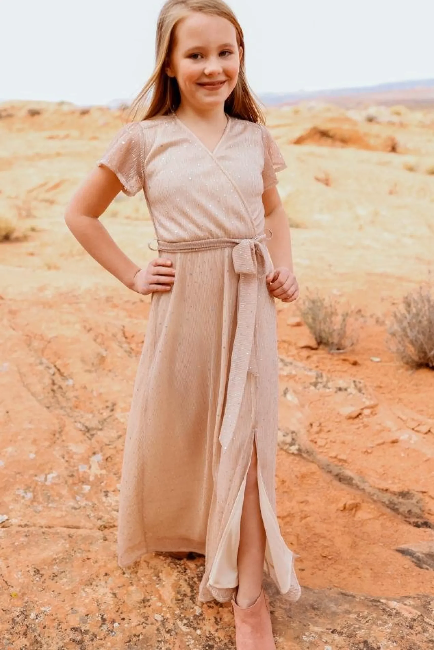 Sale Baltic Born Youth Grace Sparkle Gown | Champagne