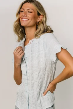 Online Baltic Born Zara Lace Top | Blue