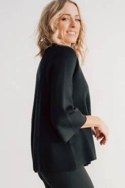 Sale Baltic Born Zola Bell Sleeve Sweater | Black